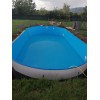 Ovalni montažni bazen GRE ukopni - set (dubina 1,5m)